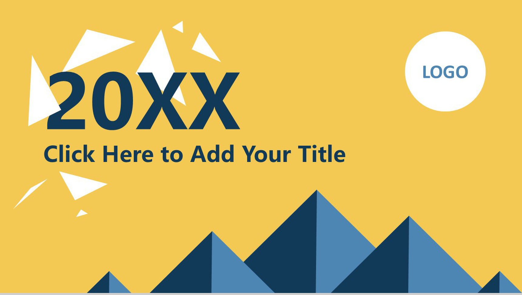 橙黄色简约多功能通用PPT模板