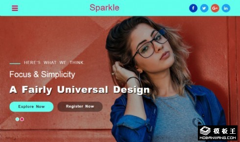 焕新包饰产品展示响应式网站模板