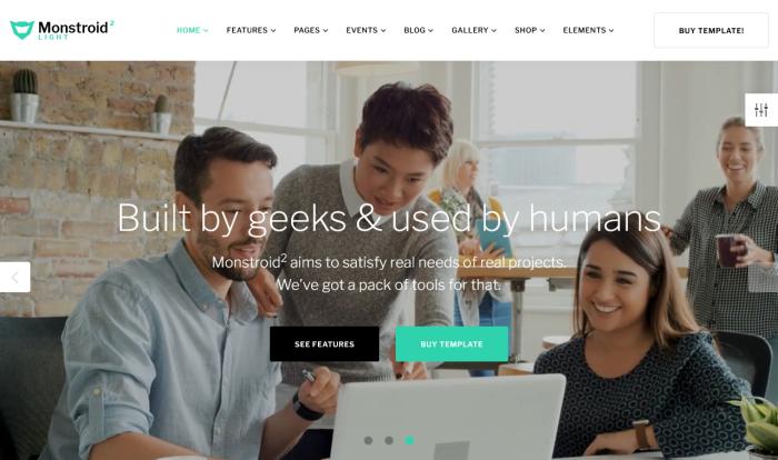 创意多功能企业网站模板