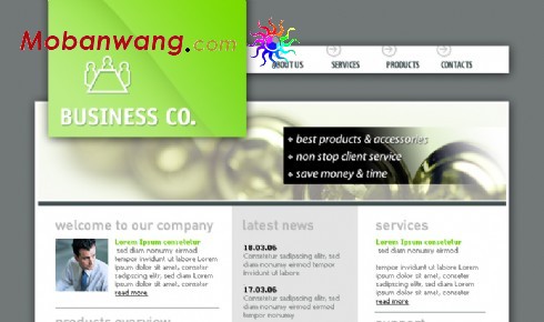 企业公司介绍网页模板