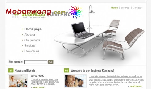 企业商务策划网站模板