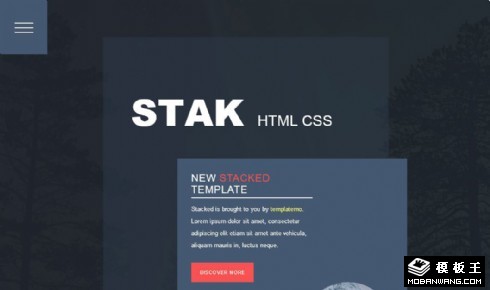 技术团队服务展示响应式网页模板