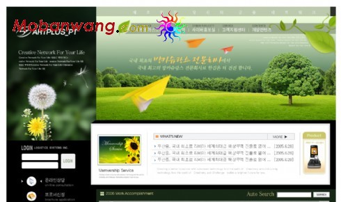 企业产品案例展示网站模板