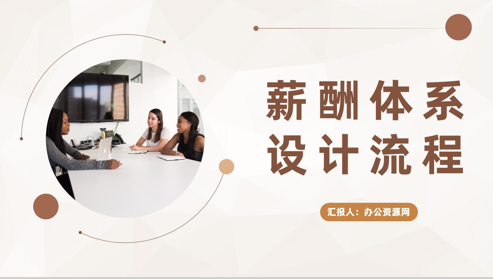 公司人力资源部门薪酬体系设计流程内容介绍PPT模板