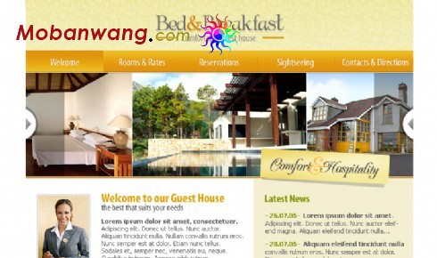 家居生活信息网页模板