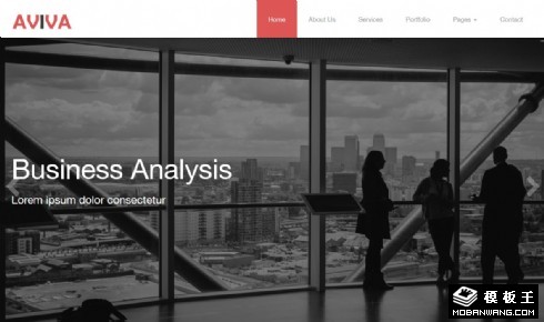 商务多用途响应式网页模板