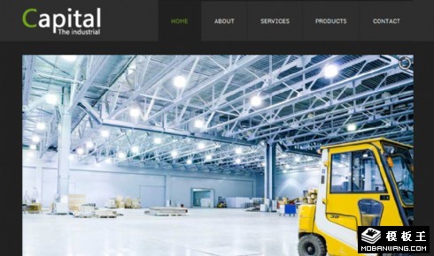 工业资本网页模板