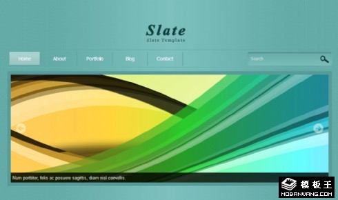 绿色服务介绍展示网页模板