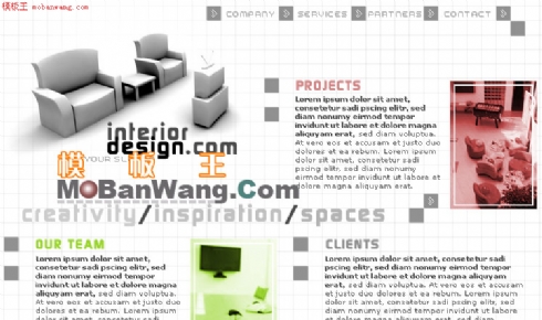 室内设计相关_欧美模板