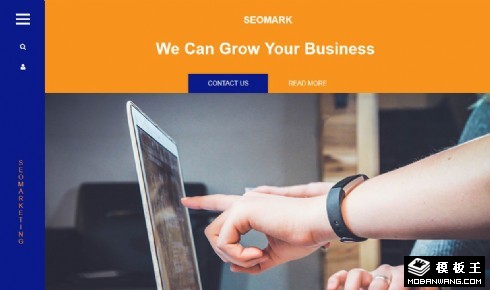 搜索引擎优化营销响应式网页模板