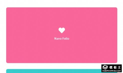 红绿图片展示动态响应式网页模板