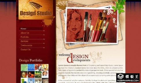 设计开发者网页模板