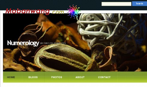 命理学BLOG网页模板