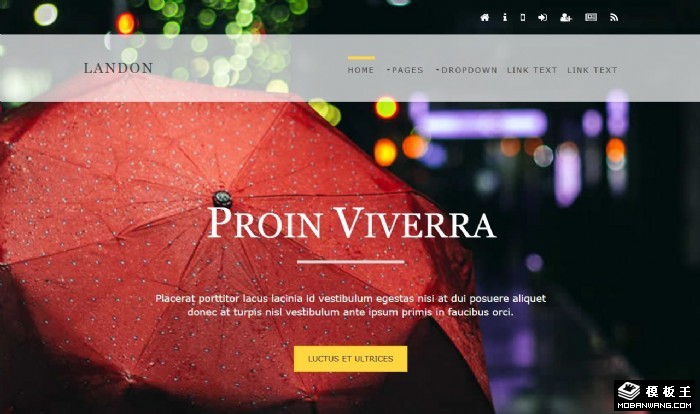 企业业务形象展示网页模板