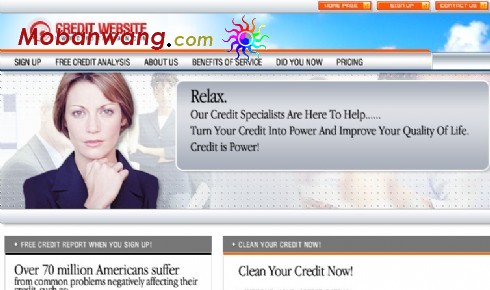 企业信用网站模板