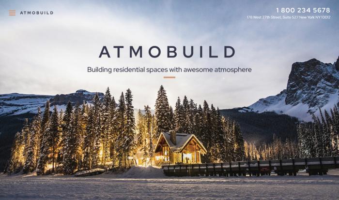 建筑公司专业展示网站模板