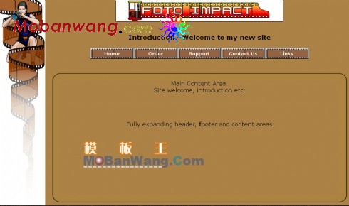 电影放映信息网页模板