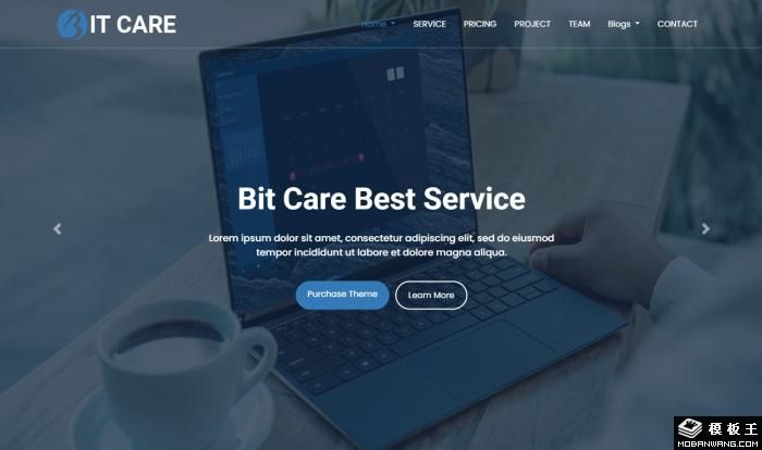 IT技术服务公司网站模板