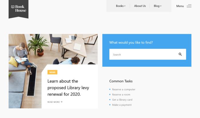图书馆出版社网站模板