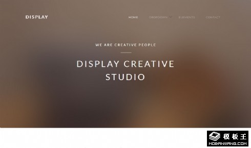 产品信息动态介绍响应式网站模板