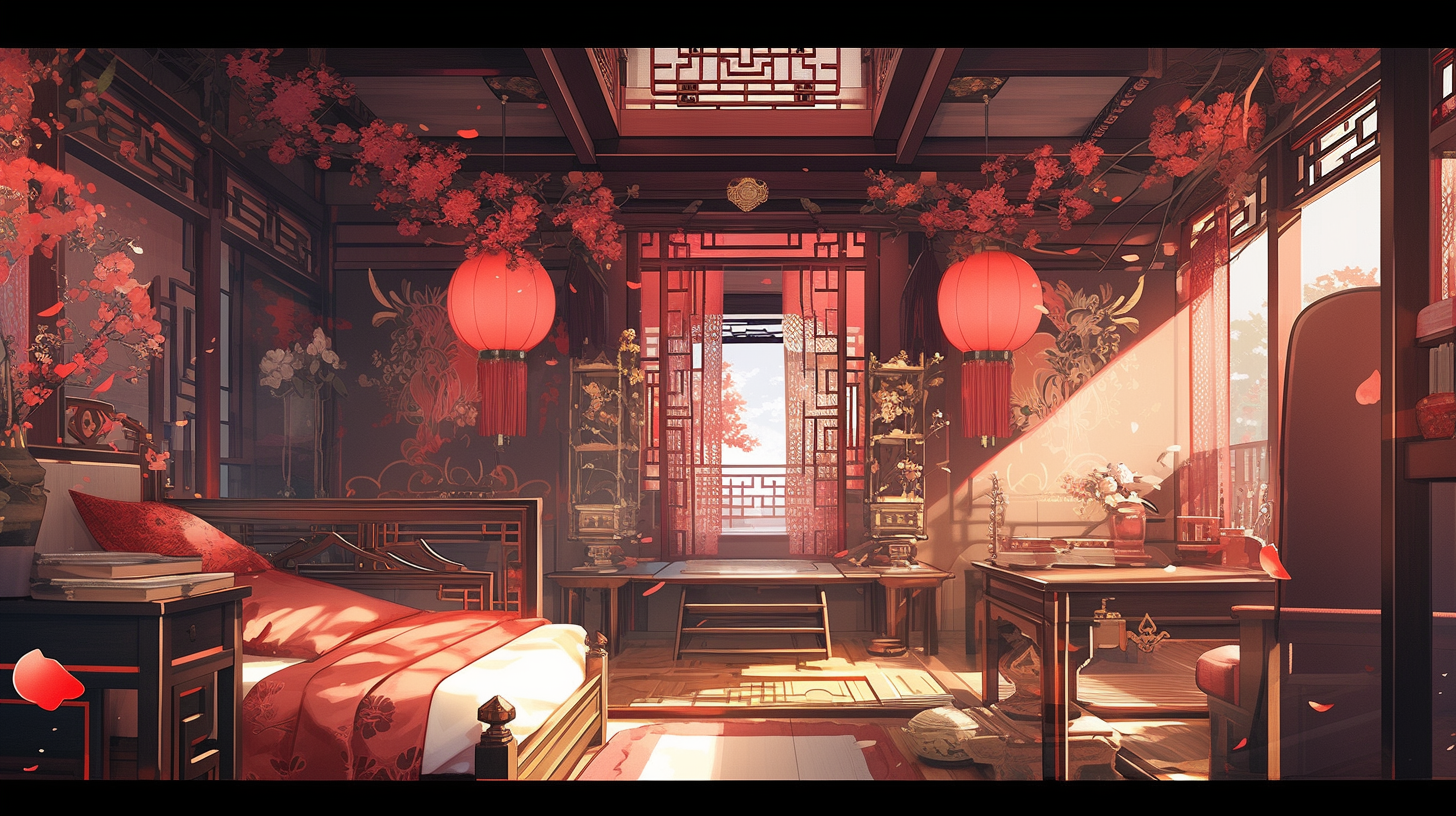 3d仙侠古风背景图片免费下载