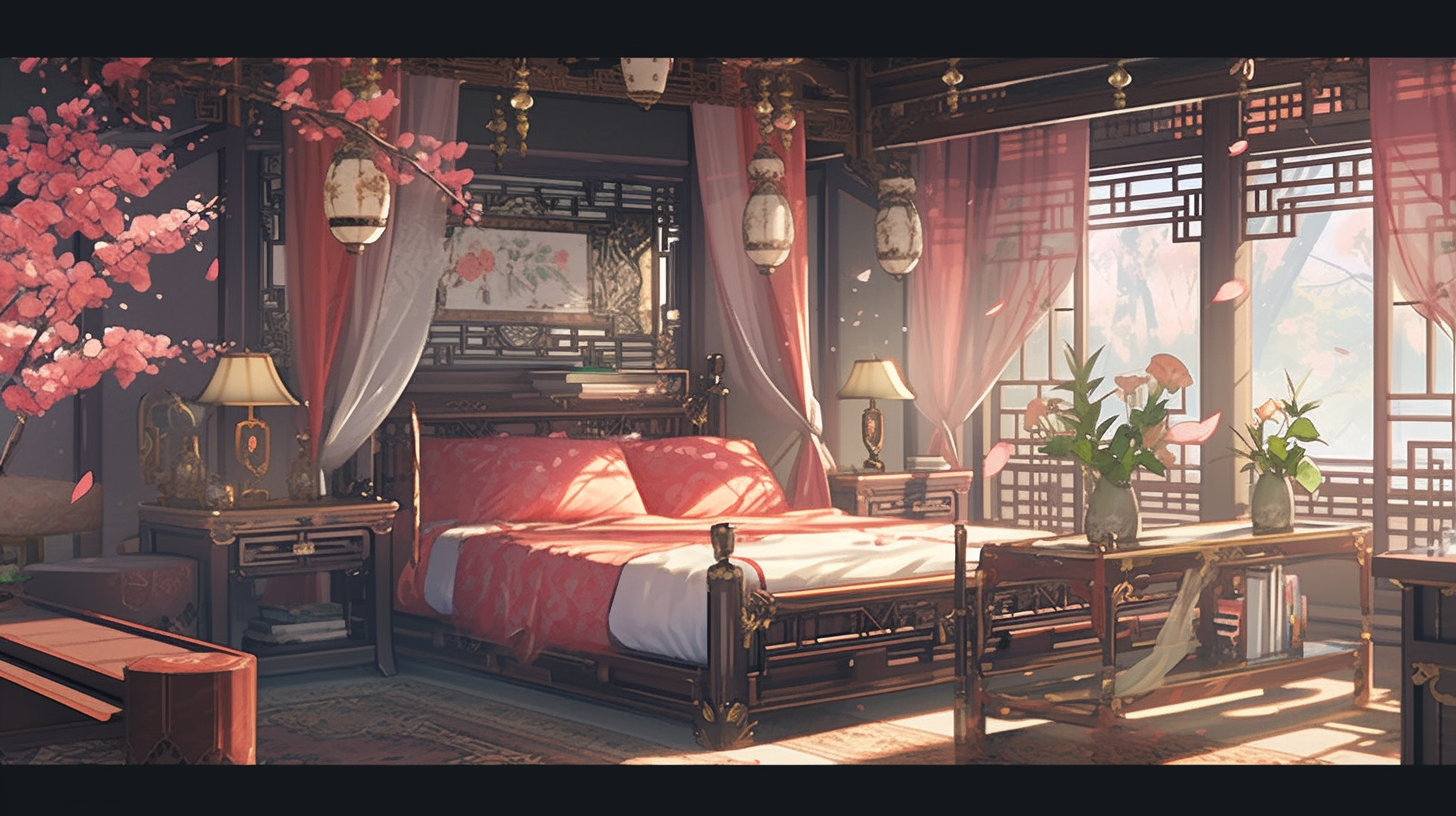 AI生成仙侠古风背景图片免费下载