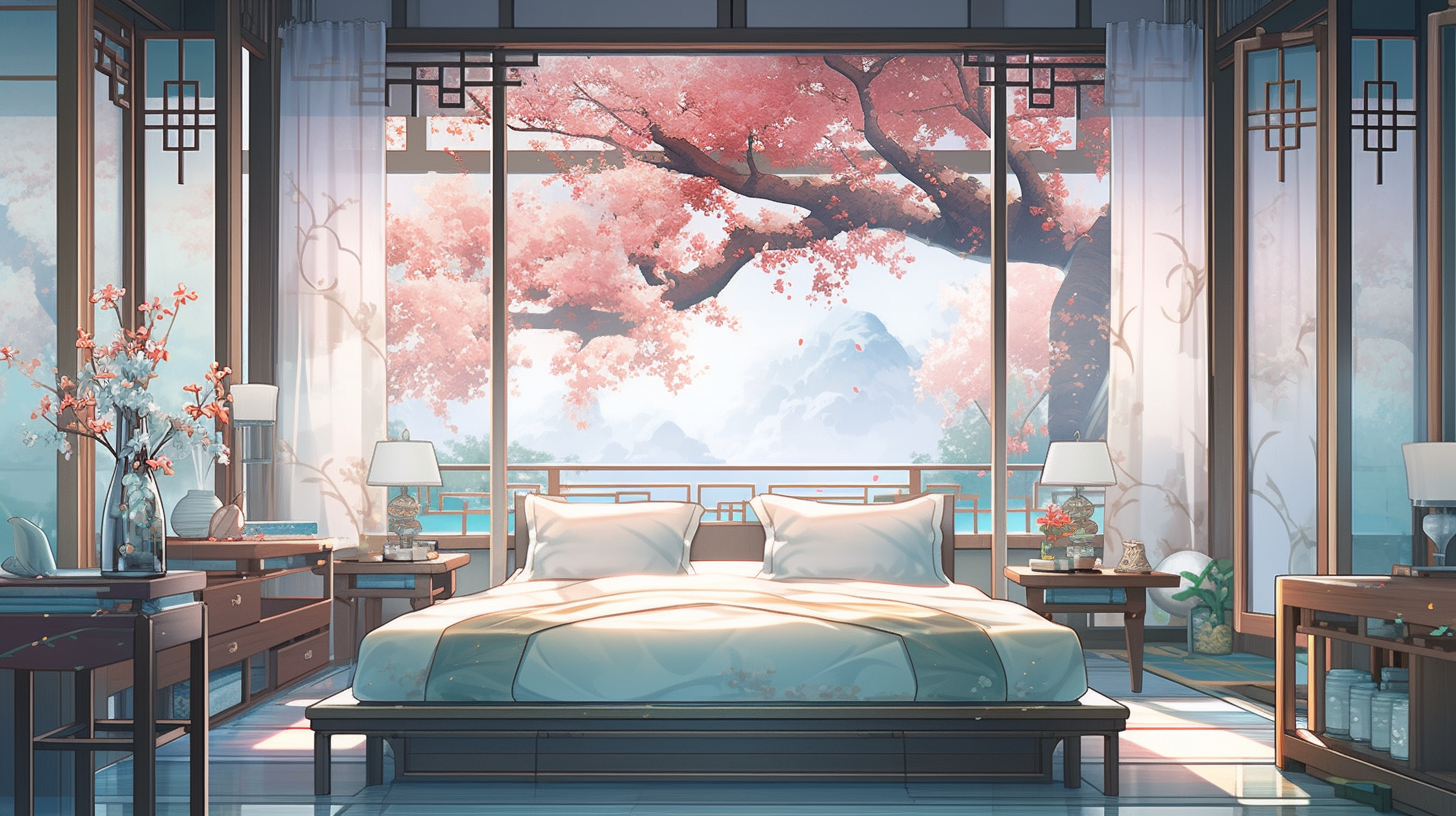 AI生成仙侠古风背景图片免费下载