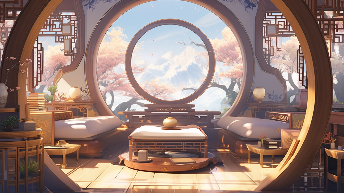 3d仙侠古风背景图片免费下载