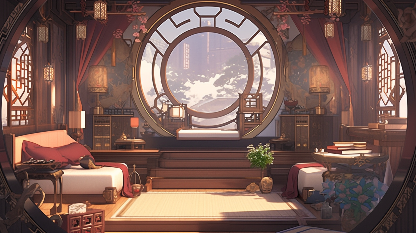 3d仙侠古风背景图片免费下载