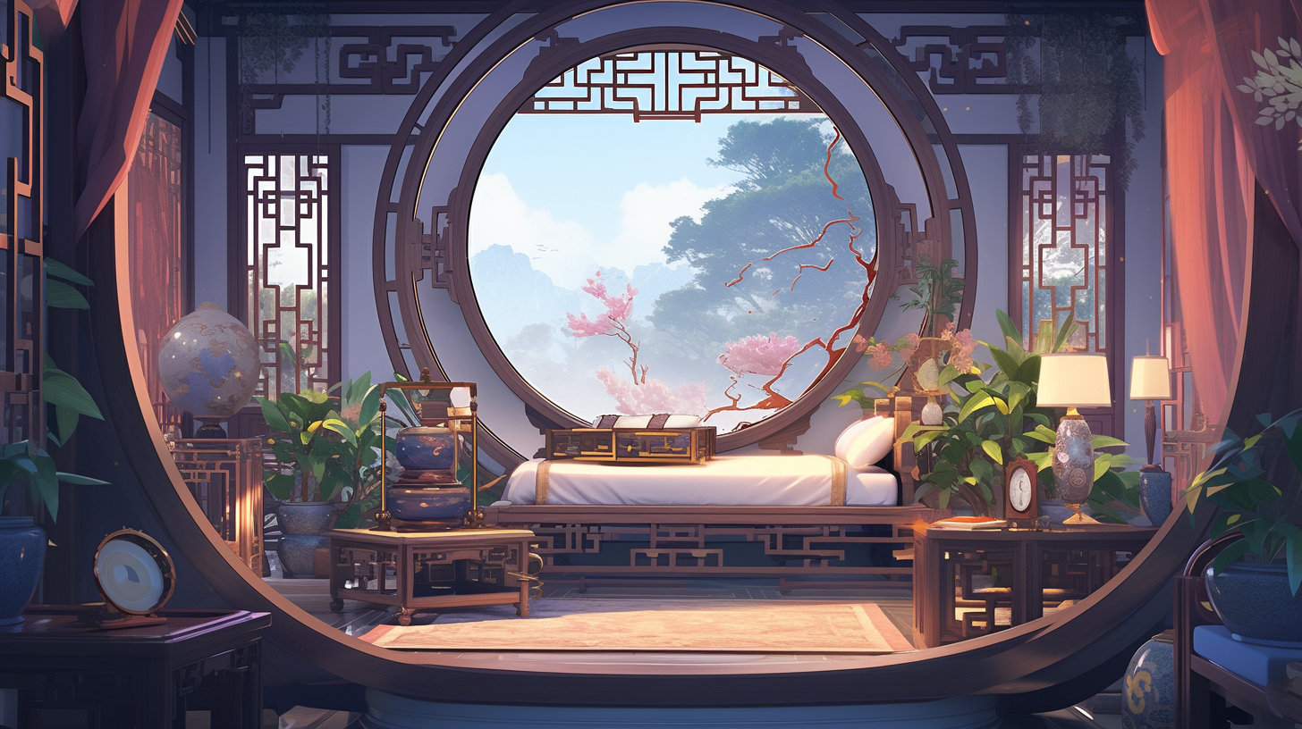 3d仙侠古风背景图片免费下载