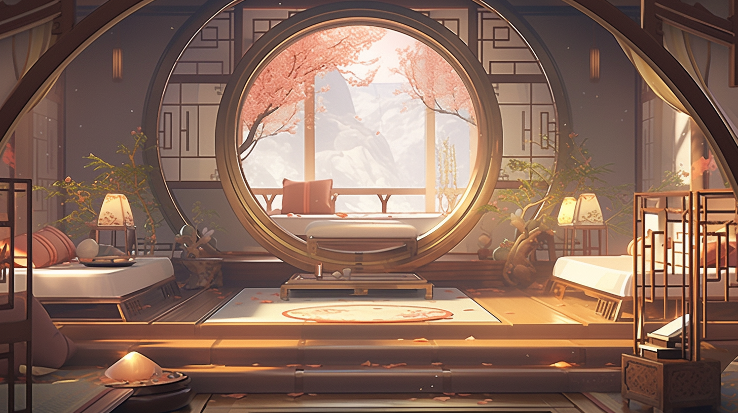 3d仙侠古风背景图片免费下载