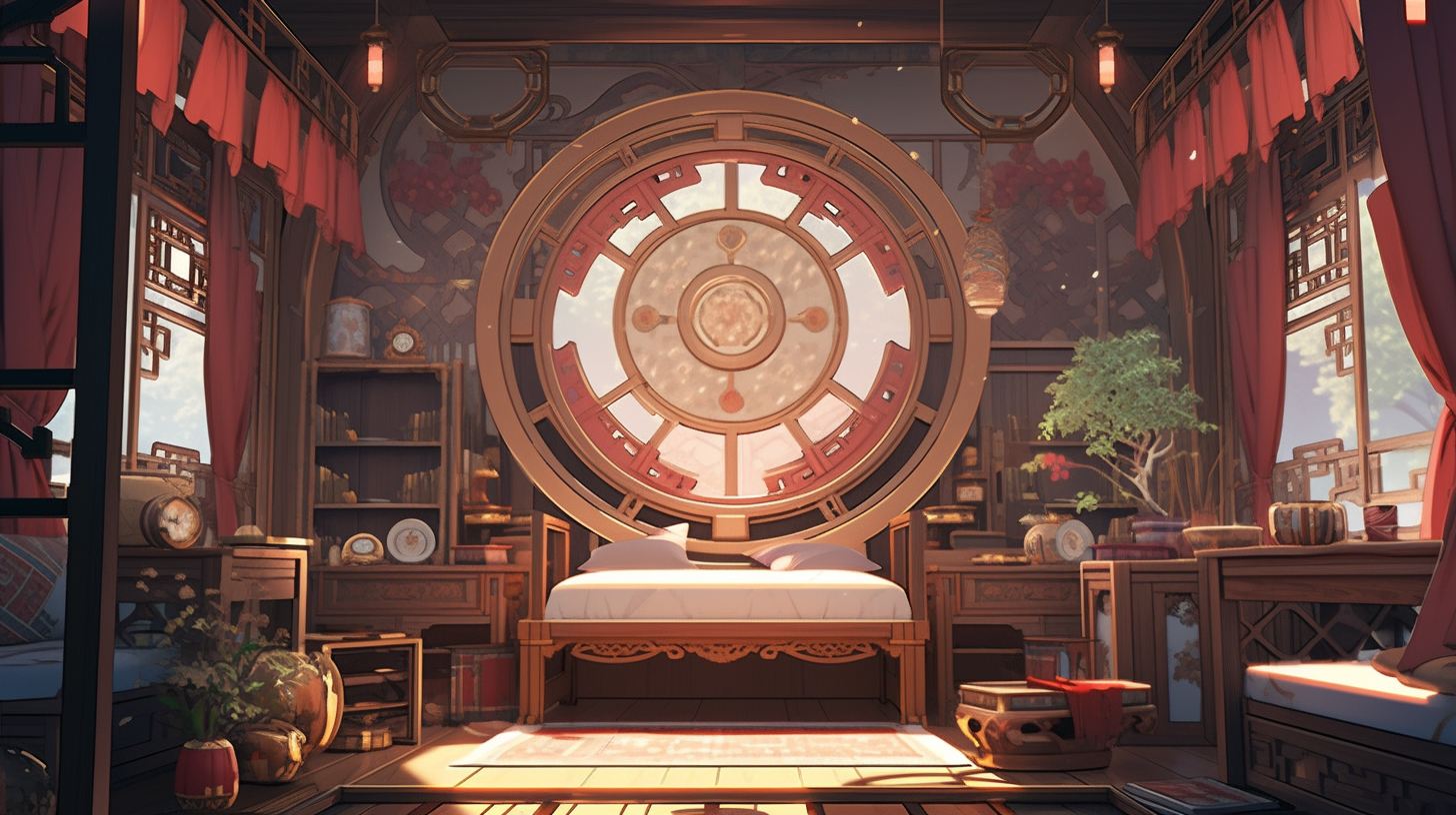 AI生成仙侠古风背景图片免费下载