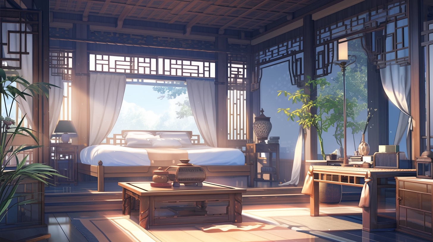 3d仙侠古风背景图片免费下载