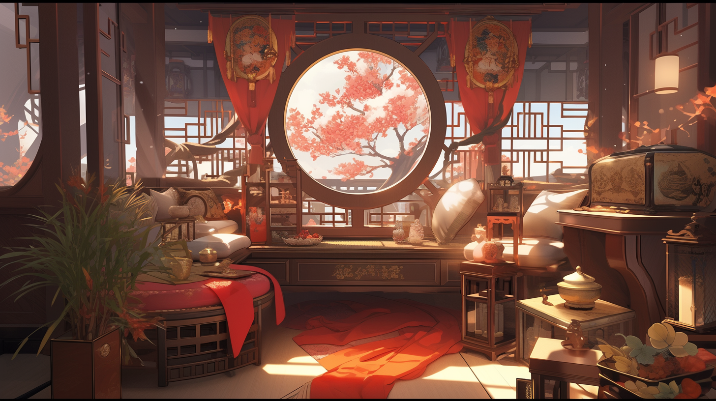 3d仙侠古风背景图片免费下载