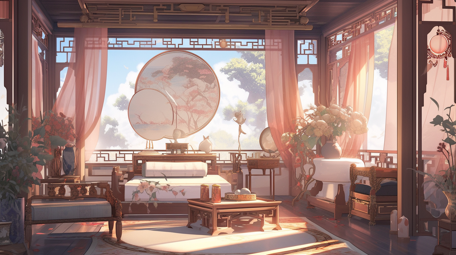 3d仙侠古风背景图片免费下载