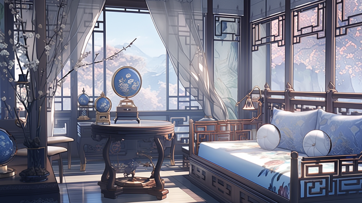 AI生成仙侠古风背景图片免费下载