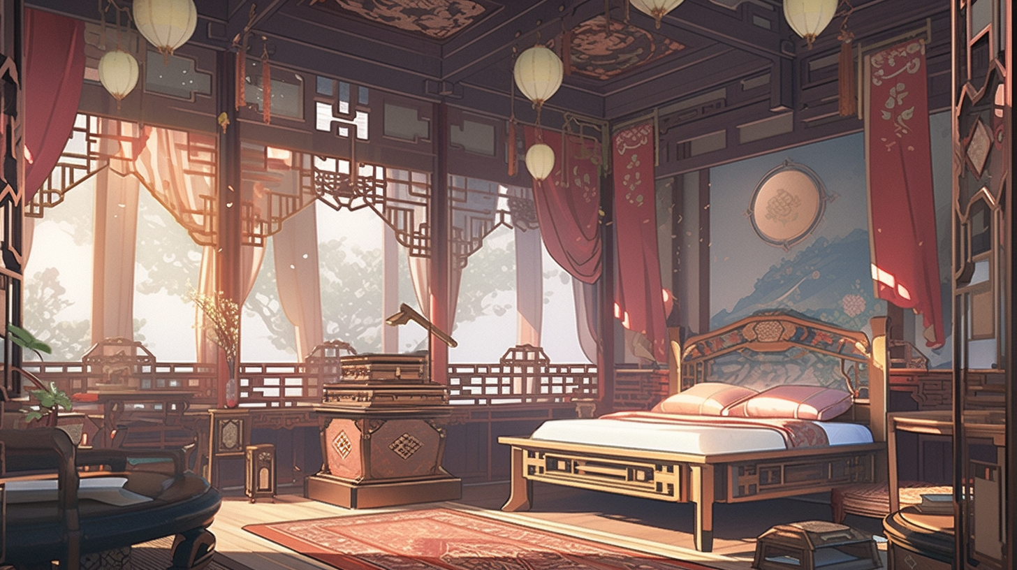 AI生成仙侠古风背景图片免费下载