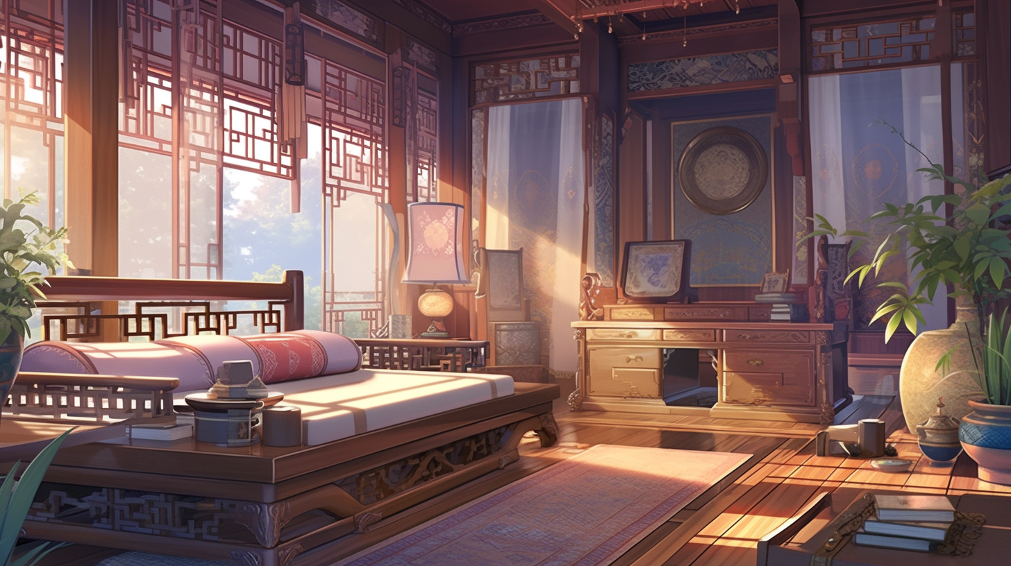 AI生成仙侠古风背景图片免费下载