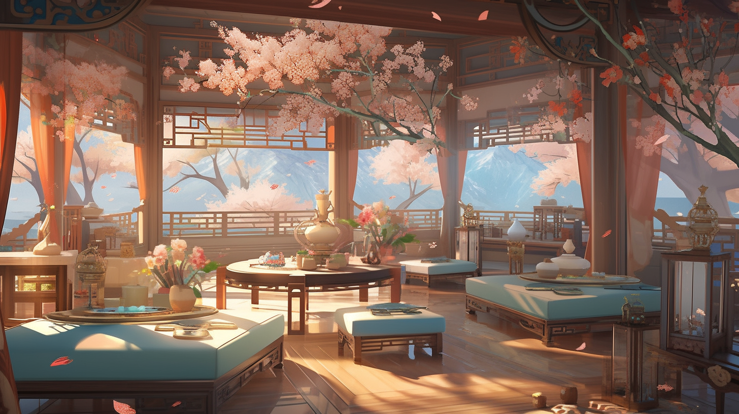 3d仙侠古风背景图片免费下载