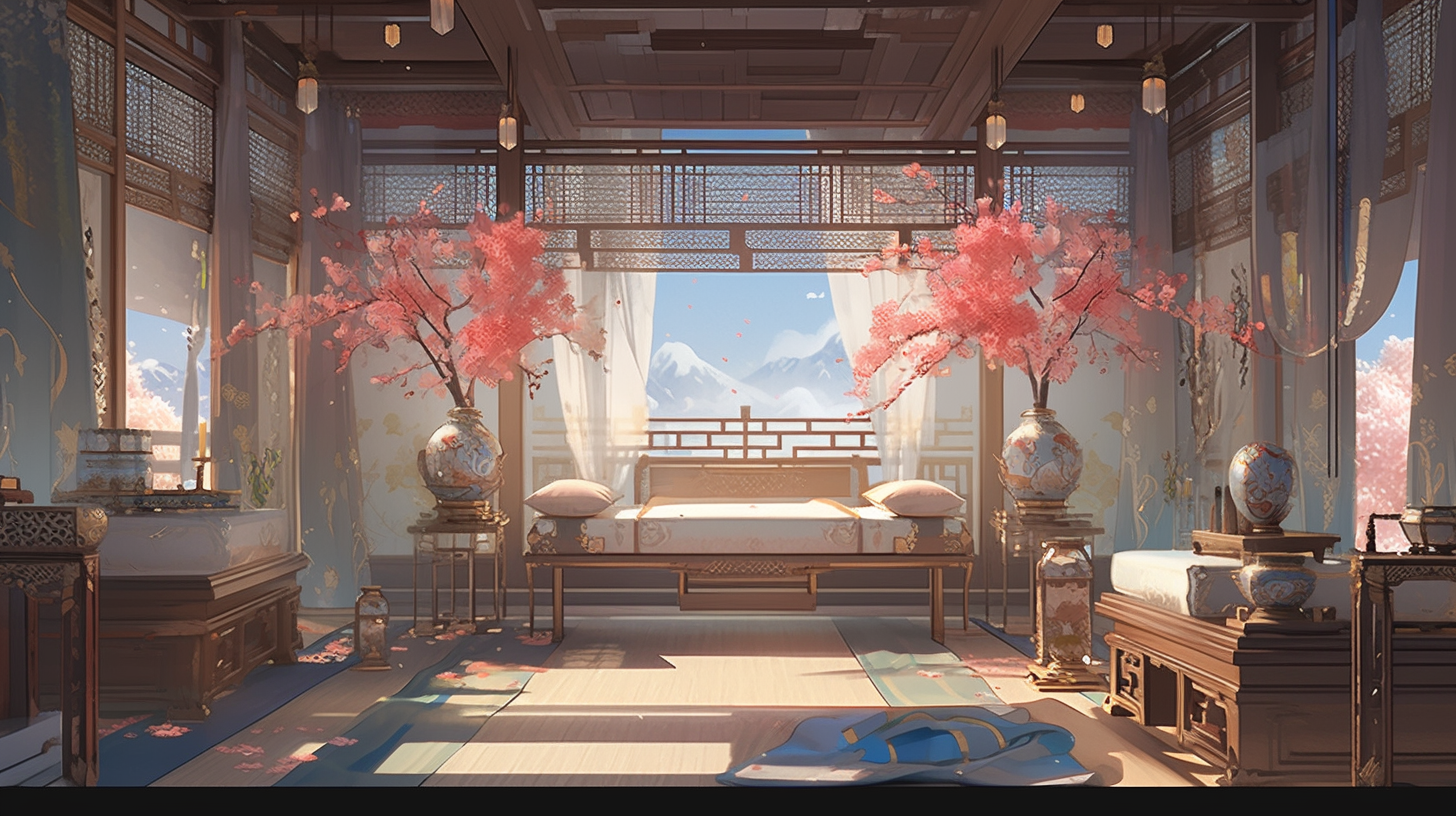 3d仙侠古风背景图片免费下载