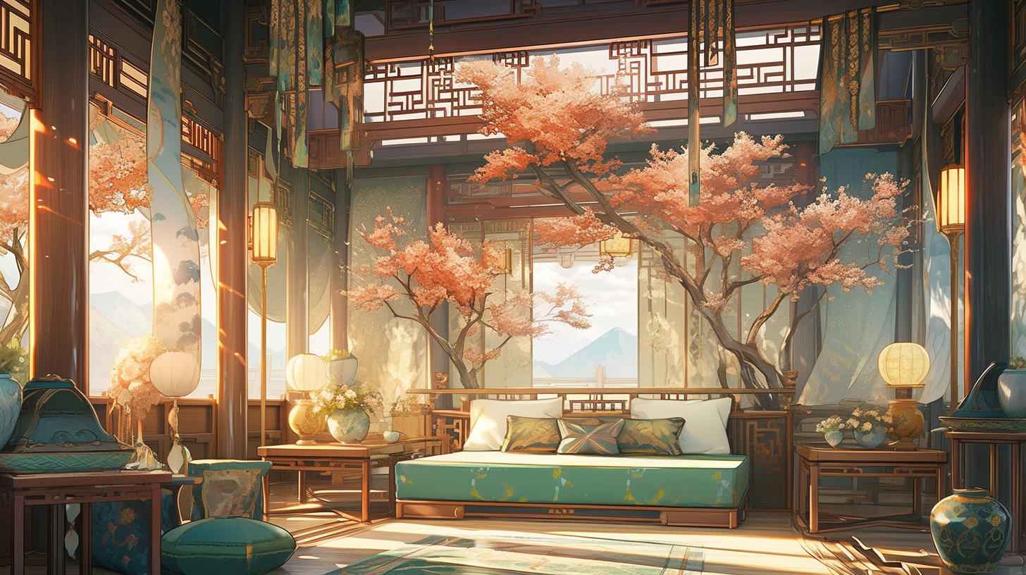 3d仙侠古风背景图片免费下载