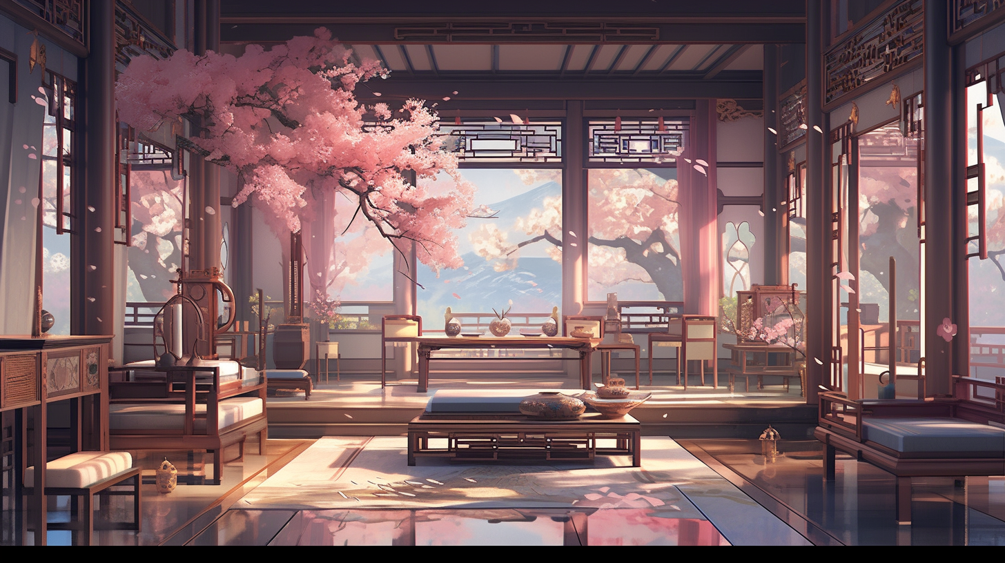 3d仙侠古风背景图片免费下载