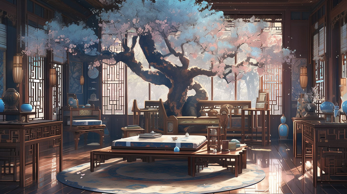 3d仙侠古风背景图片免费下载