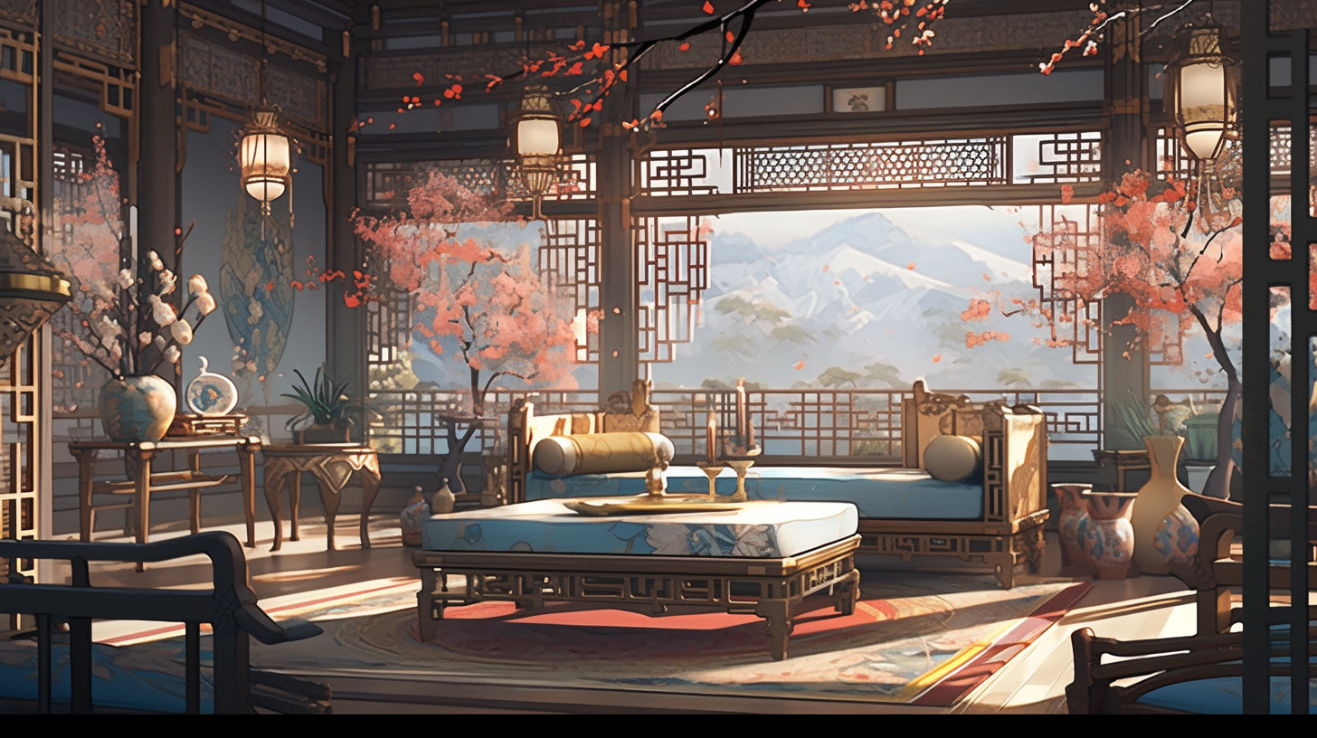 3d仙侠古风背景图片免费下载