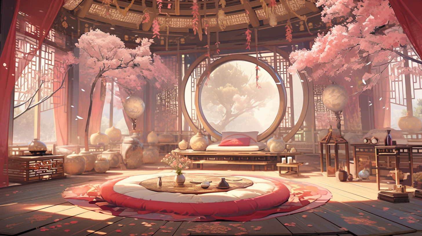 3d仙侠古风背景图片免费下载