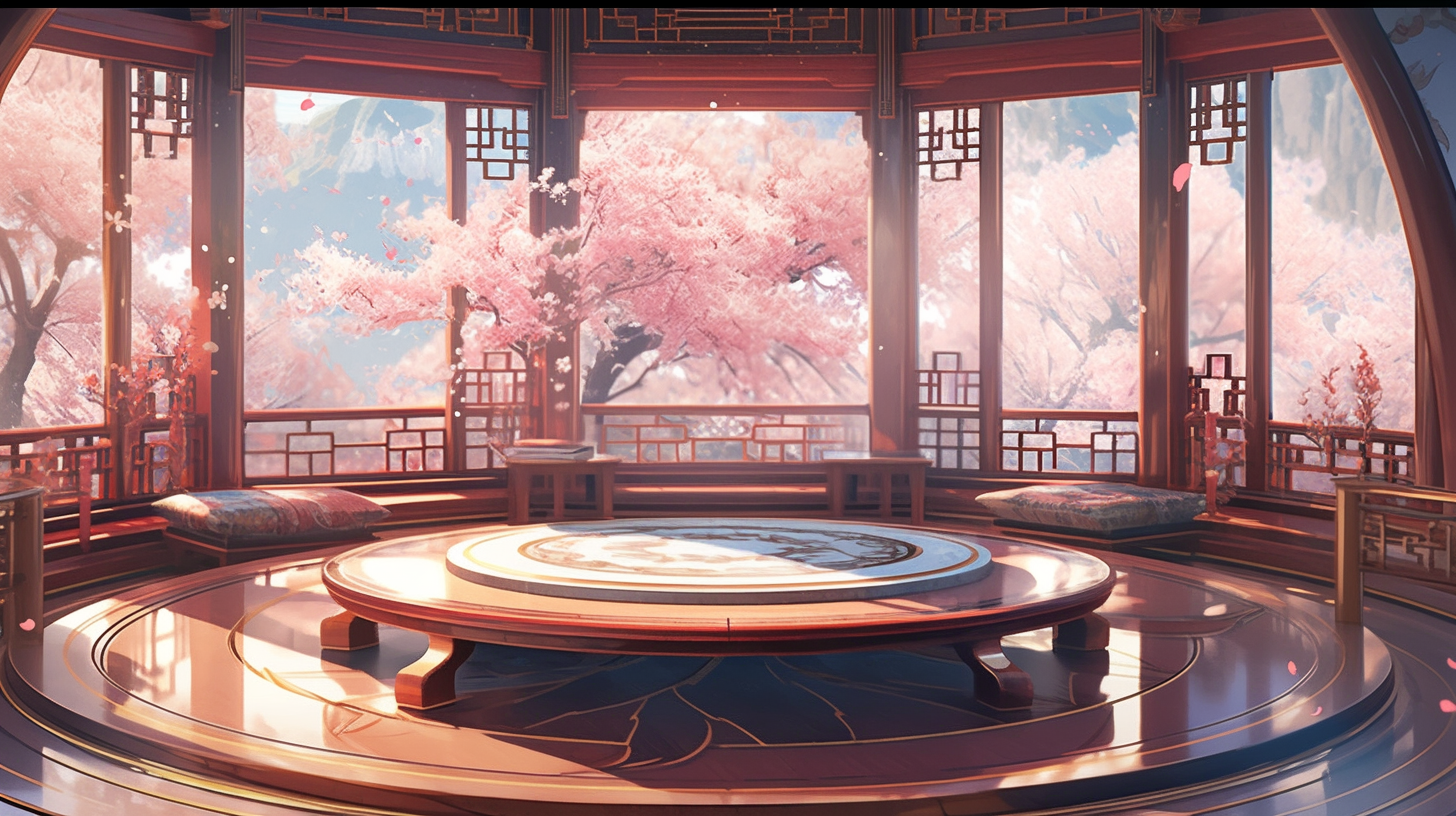 AI生成仙侠古风背景图片免费下载