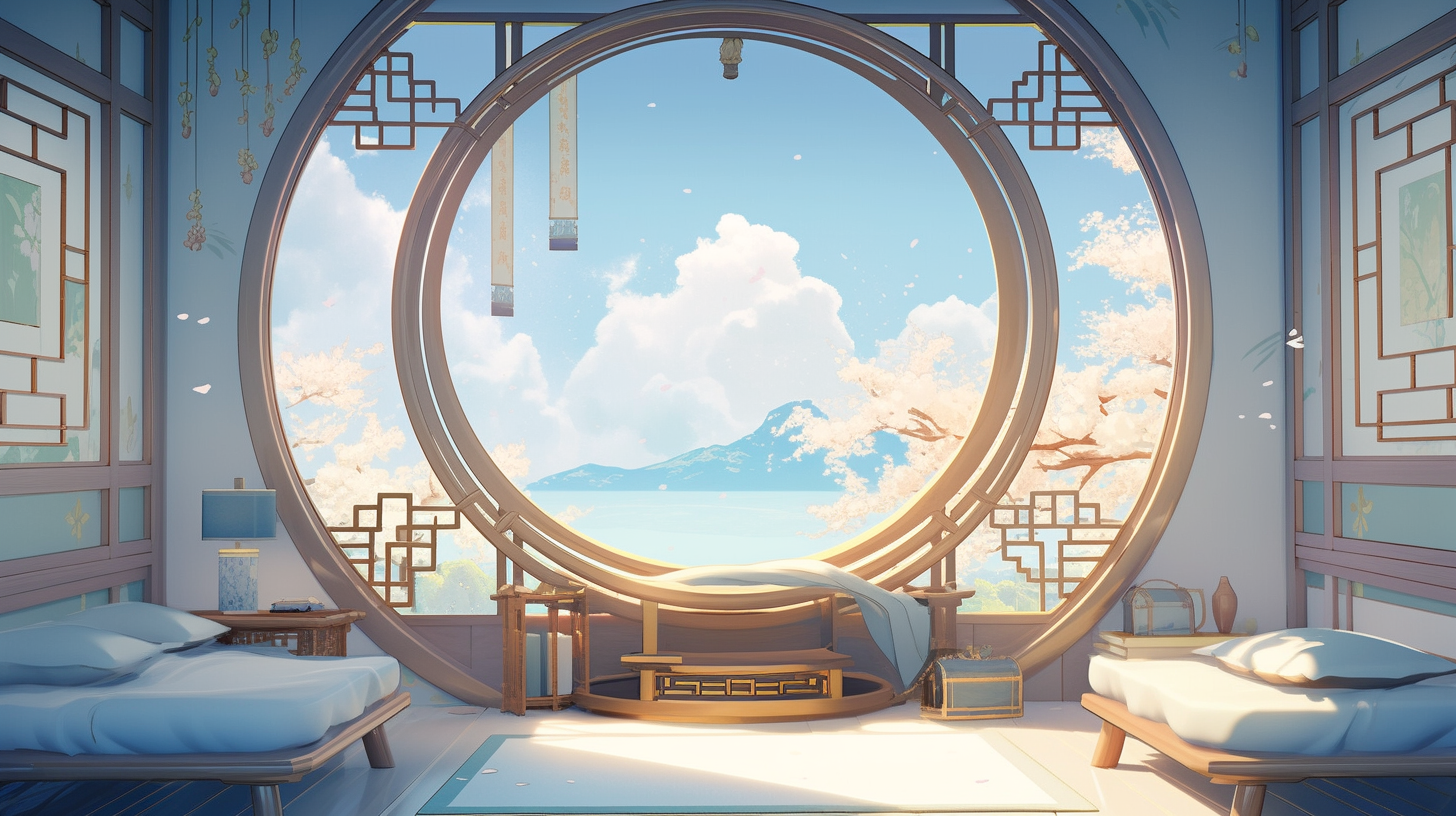 3d仙侠古风背景图片免费下载