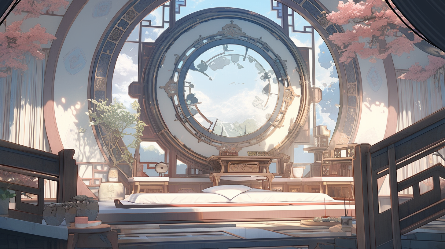 3d仙侠古风背景图片免费下载