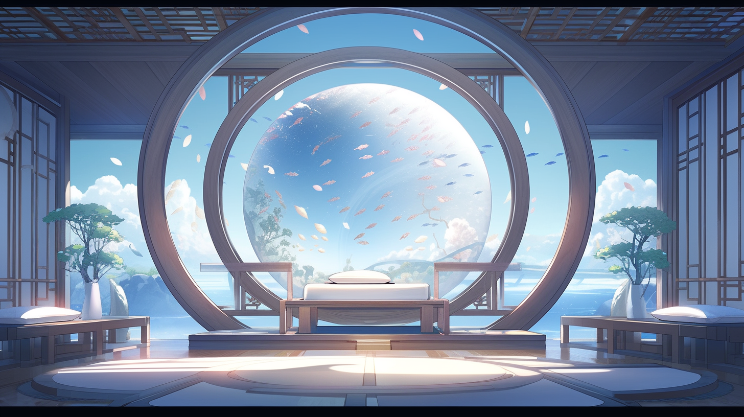 3d仙侠古风背景图片免费下载