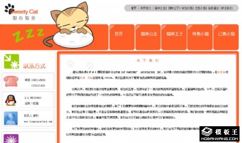 宠物服务公司网页模板